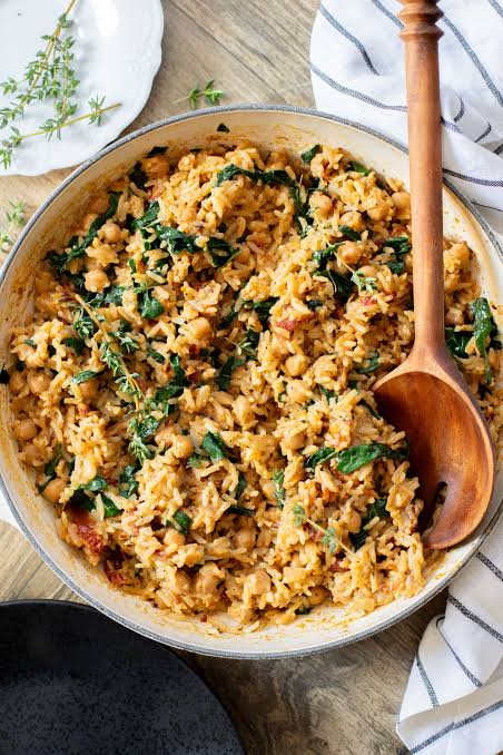Creamy Chickpea rice