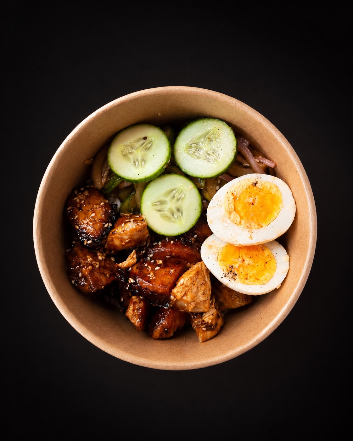 Sesame BBQ Chicken Rice Bowl